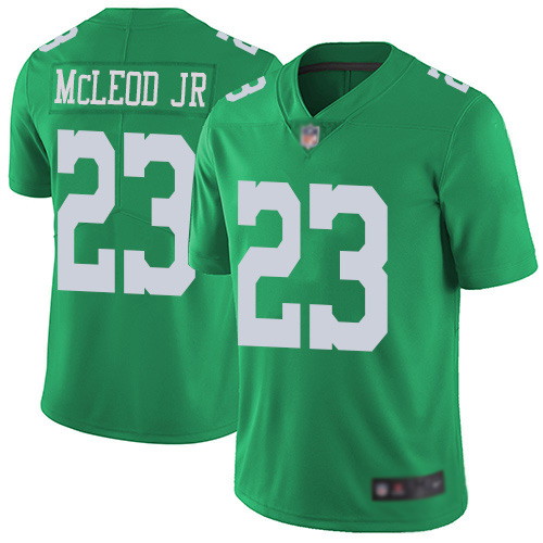 Men Philadelphia Eagles 23 Rodney McLeod Limited Green Rush Vapor Untouchable NFL Jersey Football